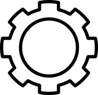 Black Gear At Clkercom Vector Online Royalty