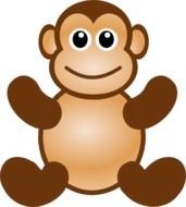 Monkey Toy Svg Downloads Animal Download Vector Online