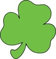 Clip art of the green leaf