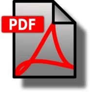 pdf icon for clipart
