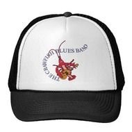 Crawfish Blues Band Guitar Player Hats From Zazzle