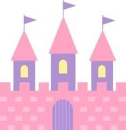 pink castle princess