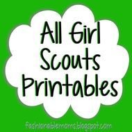 Girl Scouts Printables Cute By Level Cookie Booth Thank You Cards