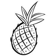 Pin Pineapple Drawing On Pinterest