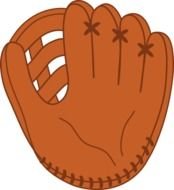 Leather Baseball Mitt Free clipart