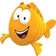 Smiling colorful fish clipart