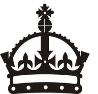 black imperial crown as a picture for clipart