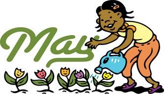 may flower drawing