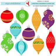 Christmas Ornaments Set Of Baubles