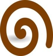 Free Download Brown Swirl Vector Online Royalty Public
