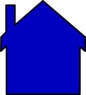 Blue House Svg Downloads Download Vector Online