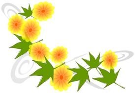 Blossoms Chrysanthemum Basket Chrysanthemums Floral Arrangement Flower