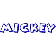 Mickey Font Embroidery Design