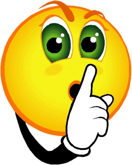 emoticon with Hand Over Mouth, calm down