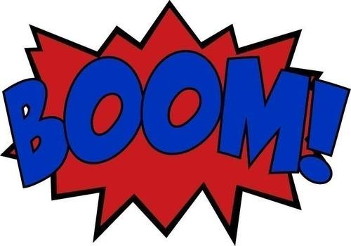 Mini Comic Sound Effect Decals Boom Zam Ka Pow