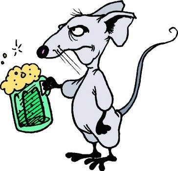 Up Rat Cartoon Dizzy Evil Rats By