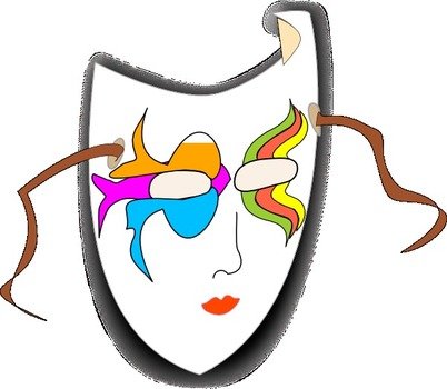 Carnival Mask At Clkercom Vector Online Royalty clipart
