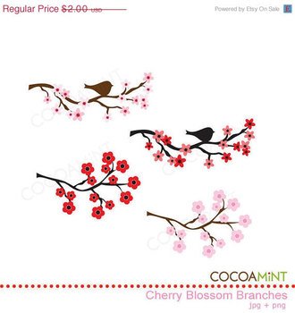 Cherry Blossom Branches By Cocoamint On Etsy N2