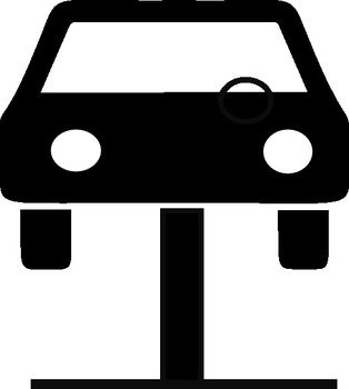 Auto Repair Lift At Clkercom Vector