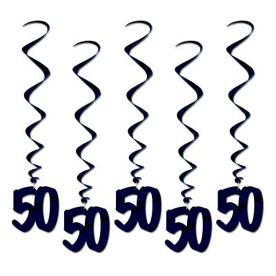 50th Birthday Dangling Cutouts 5 At Direct