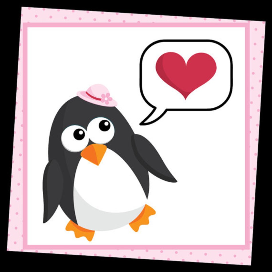 Love Penguins Digital For Valentine 10 By Viveradesign