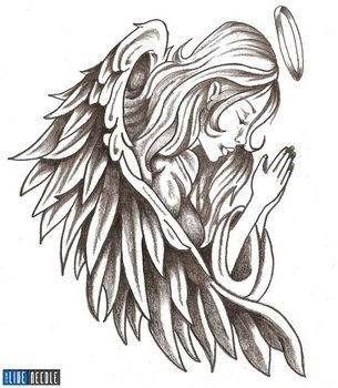 Jon Ward And His Darth Vato Booze Angel Tattoo Full Back Winged clipart