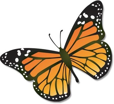 Com animals bugs butterfly butterfly 4 monarch Butterfly Usgspnghtml clipart