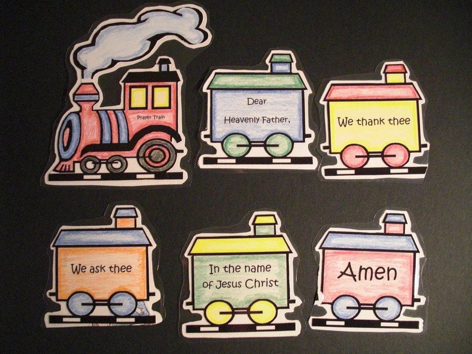 drawing of a train with inscriptions on wagons