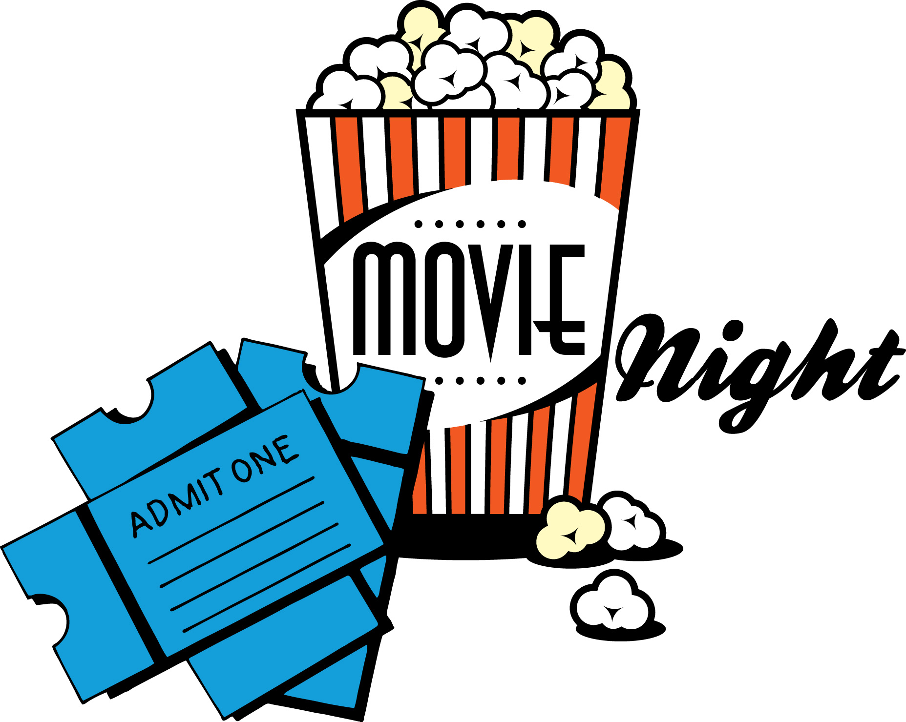 Movie Night drawing free image download