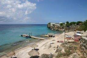 Picturesque beach of Curacao