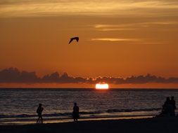 infinitely beautiful sunset florida