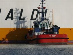 merchant boat in port