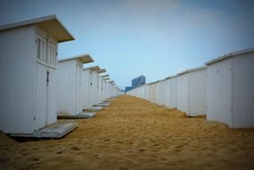 oostende beach cabins