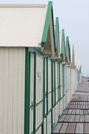 cabins on the beach