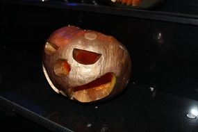 golden pumpkin for halloween