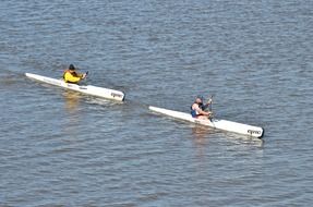 kayaking in competitions