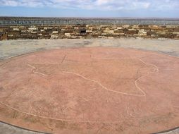 panorama of the symbol of Texas