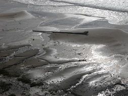 sea foam on the beach, Denmark