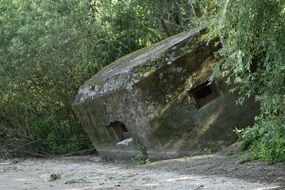 bunker on beach