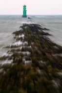 lighthouse beacon ocean tower