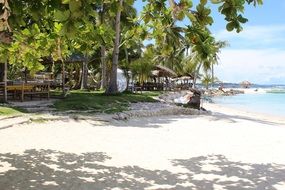 white tropical beach