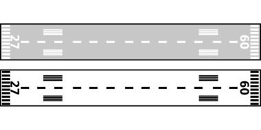 airport runway drawing