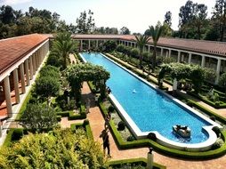 Pool at Getty Malibu
