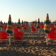 infinitely beautiful sea umbrellas