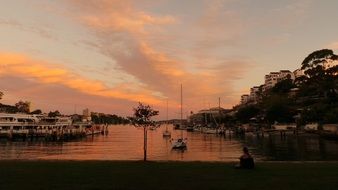 sydney australia sunset