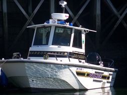 police cops boat