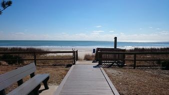 Beach on the vacation