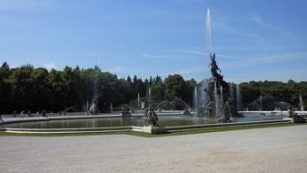 scenic fountains in bavaria germany