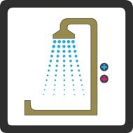 shower as a pictogram