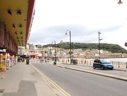 road near the beach in england